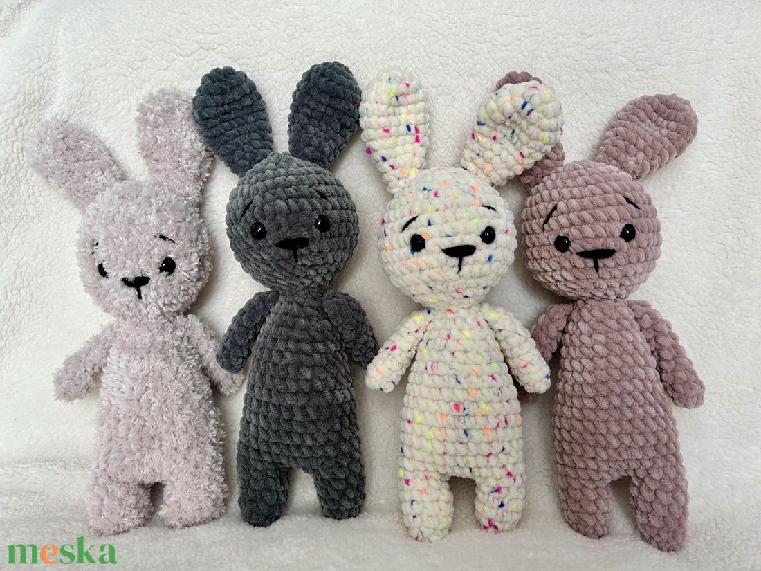 Amigurumi horgolt nyuszi - játék & sport - plüssállat & játékfigura - nyuszi - Meska.hu