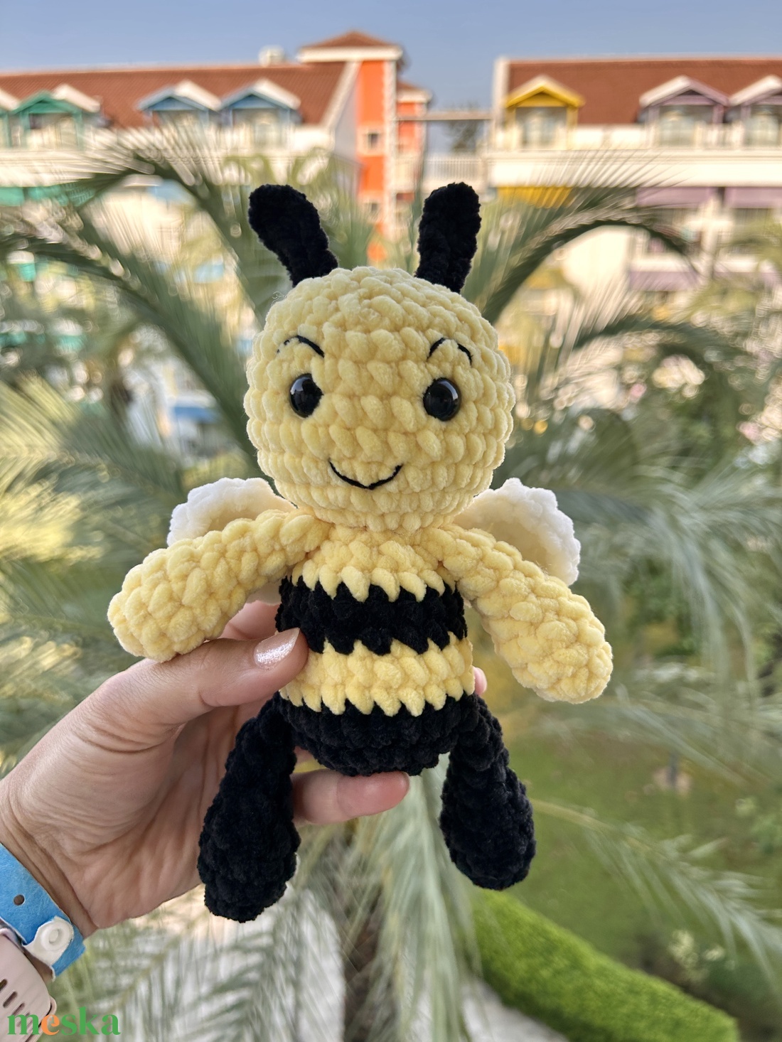 Amigurumi horgolt méhecske - játék & sport - plüssállat & játékfigura - méhecske - Meska.hu