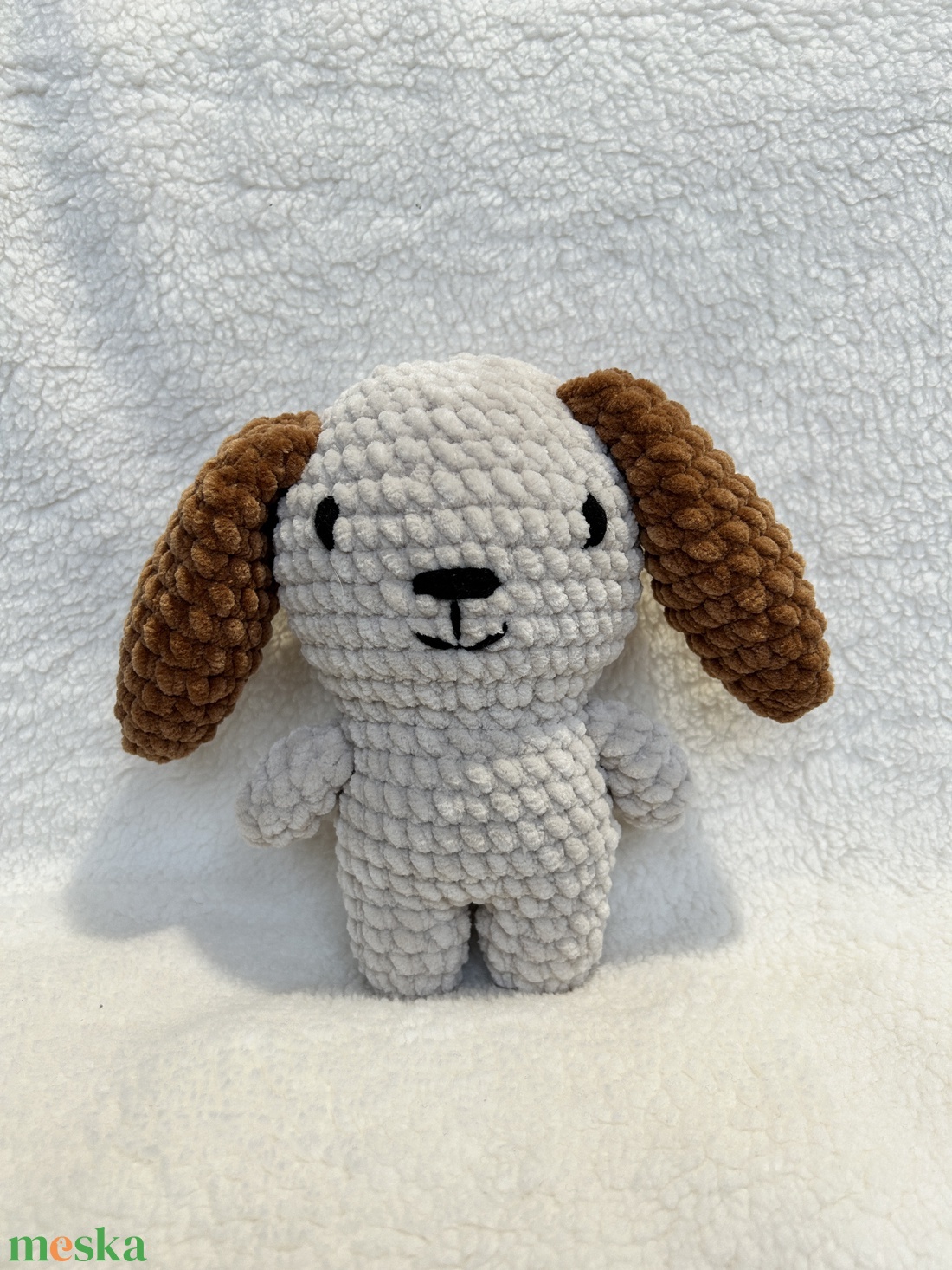 Amigurumi horgolt kutyus / kutya - játék & sport - plüssállat & játékfigura - kutya - Meska.hu