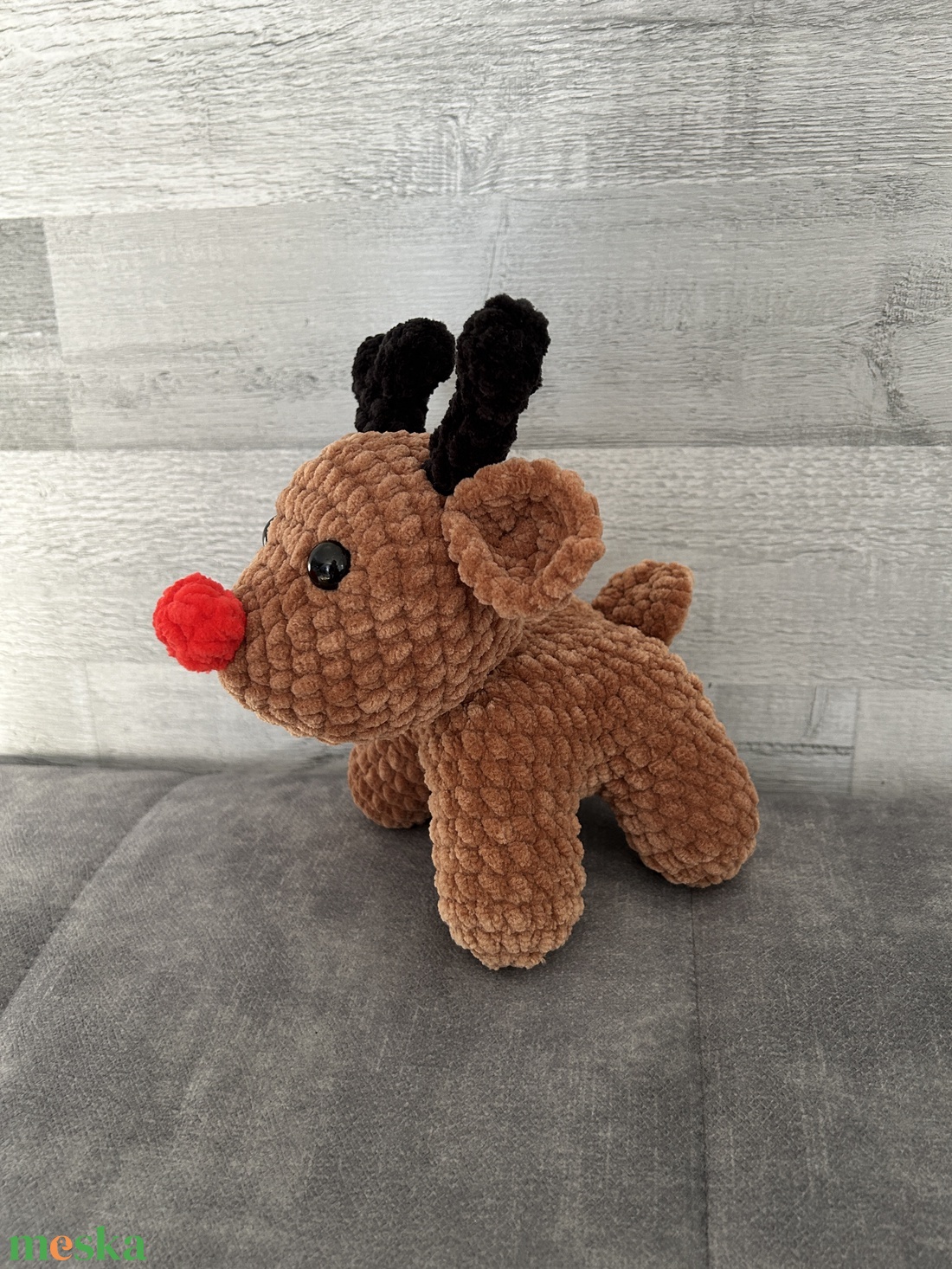 Amigurumi horgolt rénszarvas - játék & sport - plüssállat & játékfigura - más figura - Meska.hu
