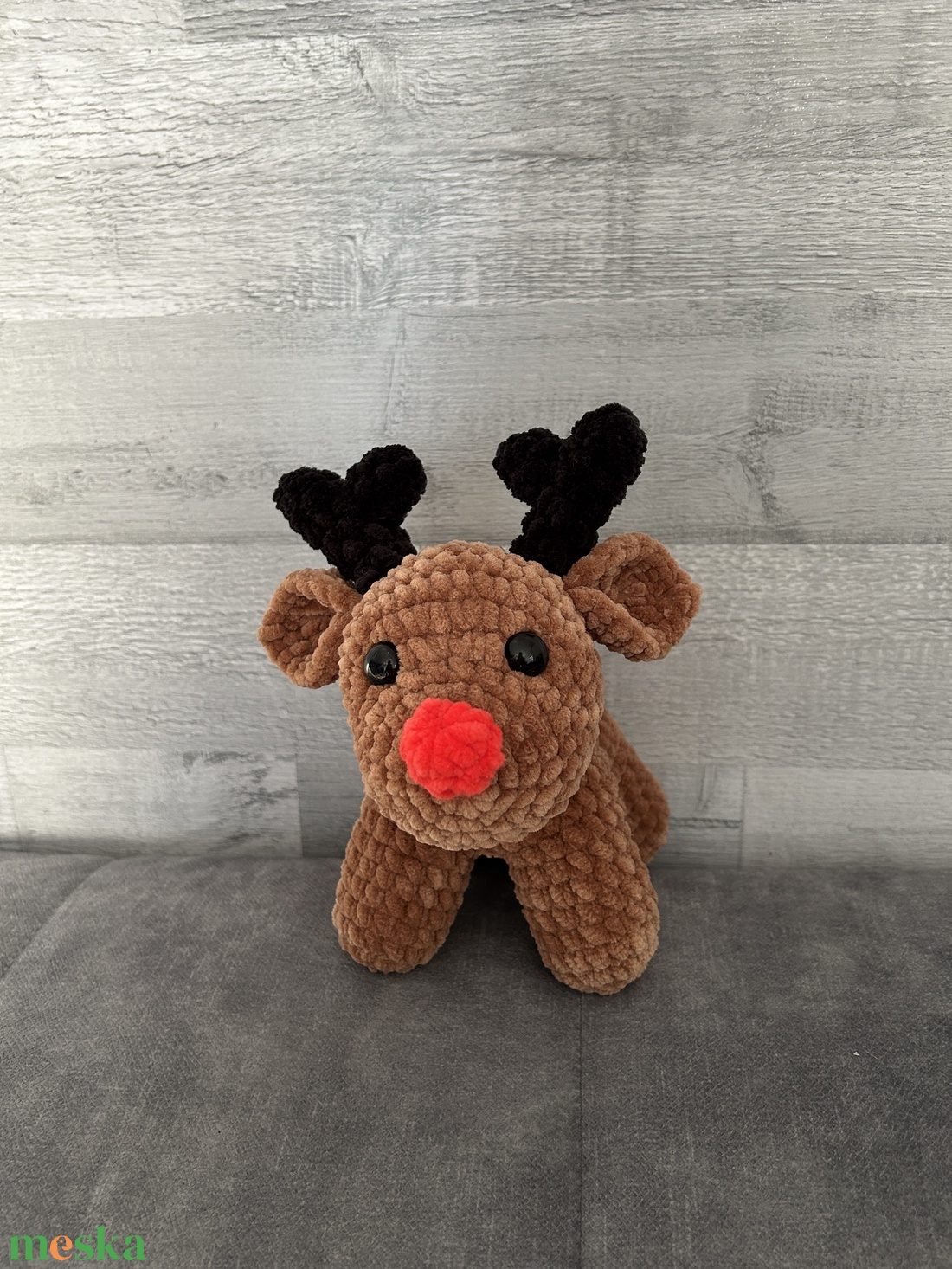 Amigurumi horgolt rénszarvas - játék & sport - plüssállat & játékfigura - más figura - Meska.hu