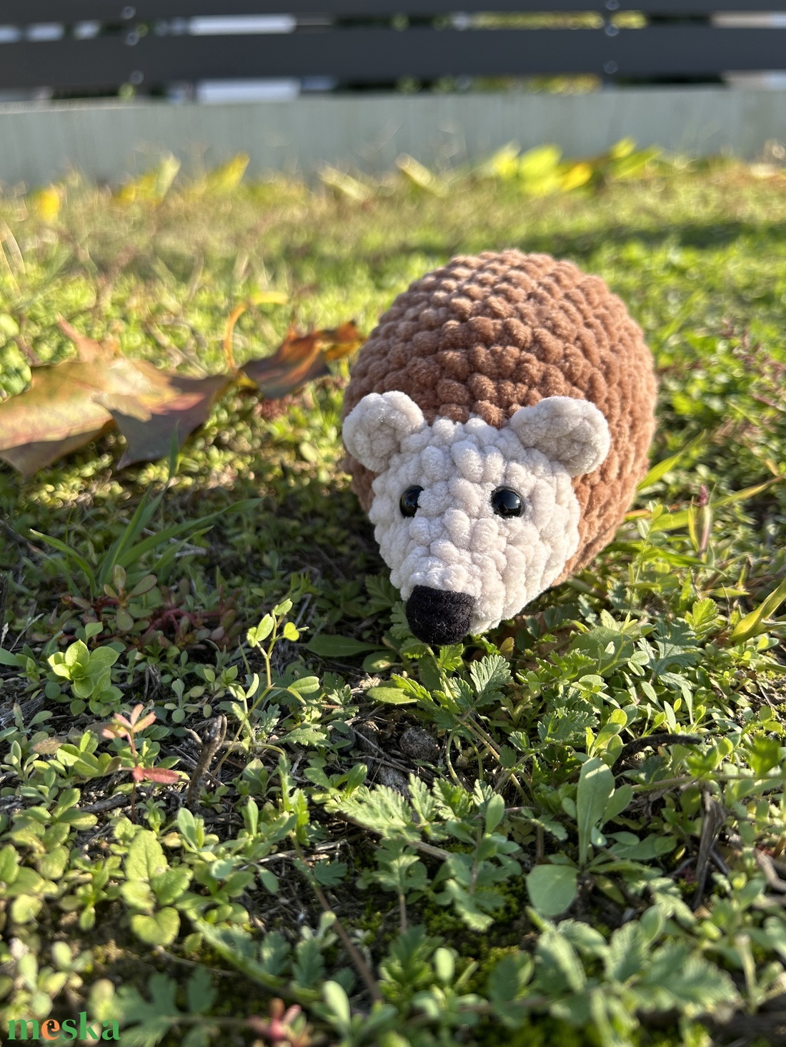 Amigurumi horgolt süni - játék & sport - plüssállat & játékfigura - süni - Meska.hu