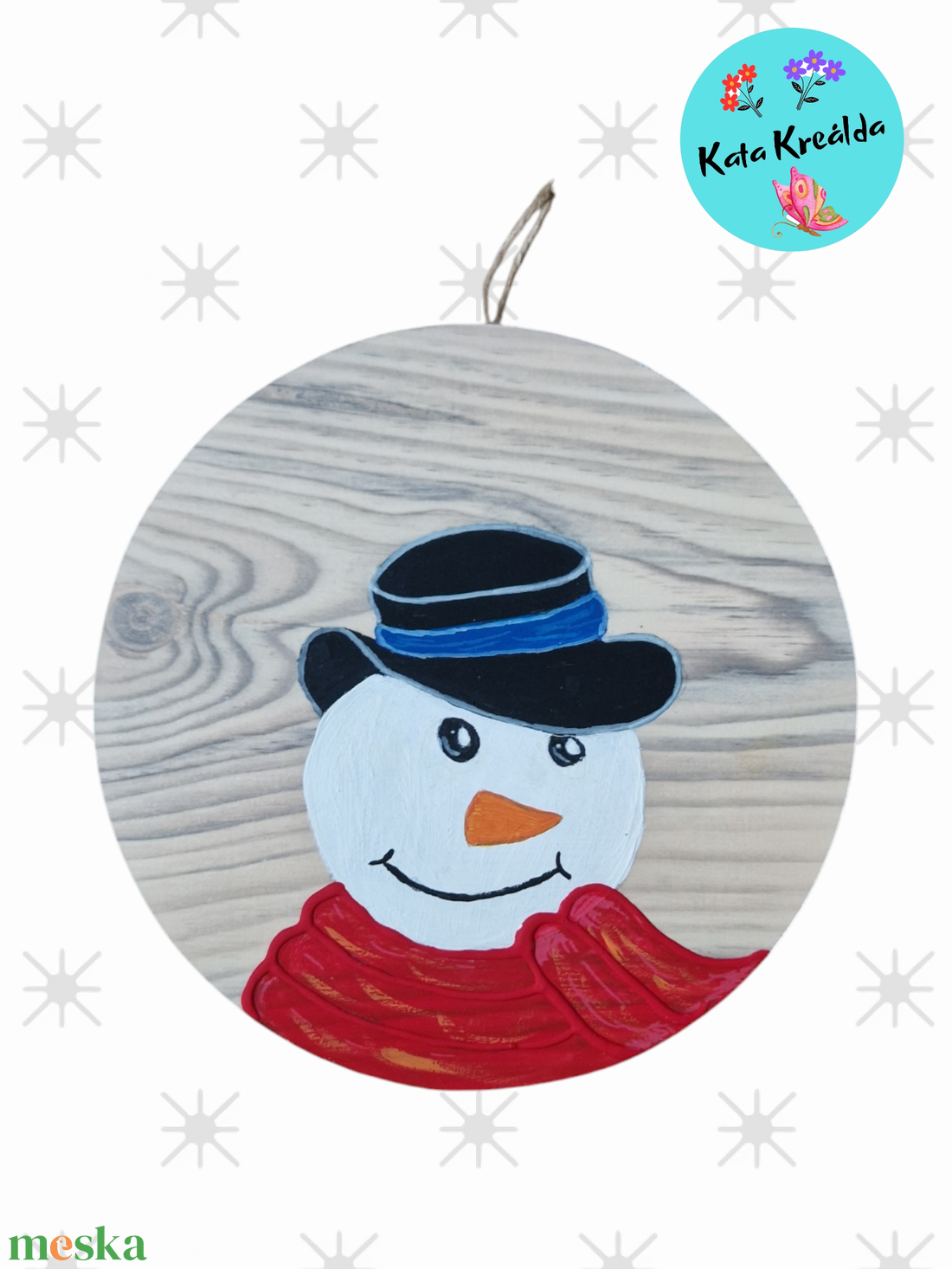 Hóember 1 - otthon & életmód - babaszoba, gyerekszoba - babaszoba dekoráció - Meska.hu