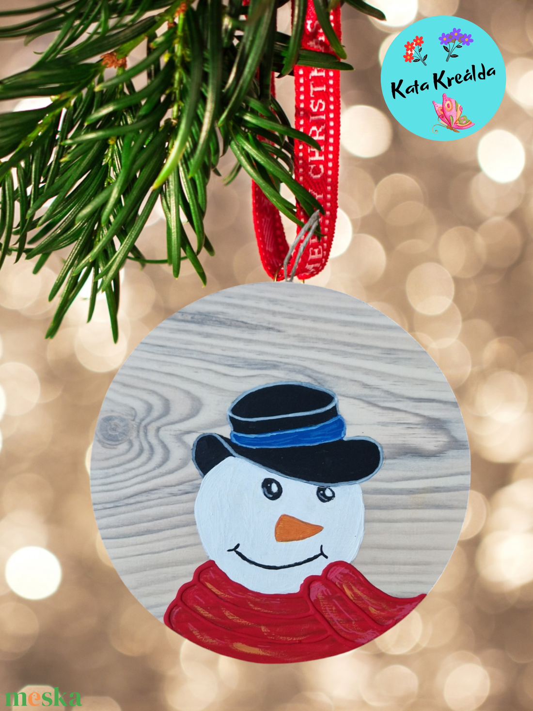 Hóember 1 - otthon & életmód - babaszoba, gyerekszoba - babaszoba dekoráció - Meska.hu