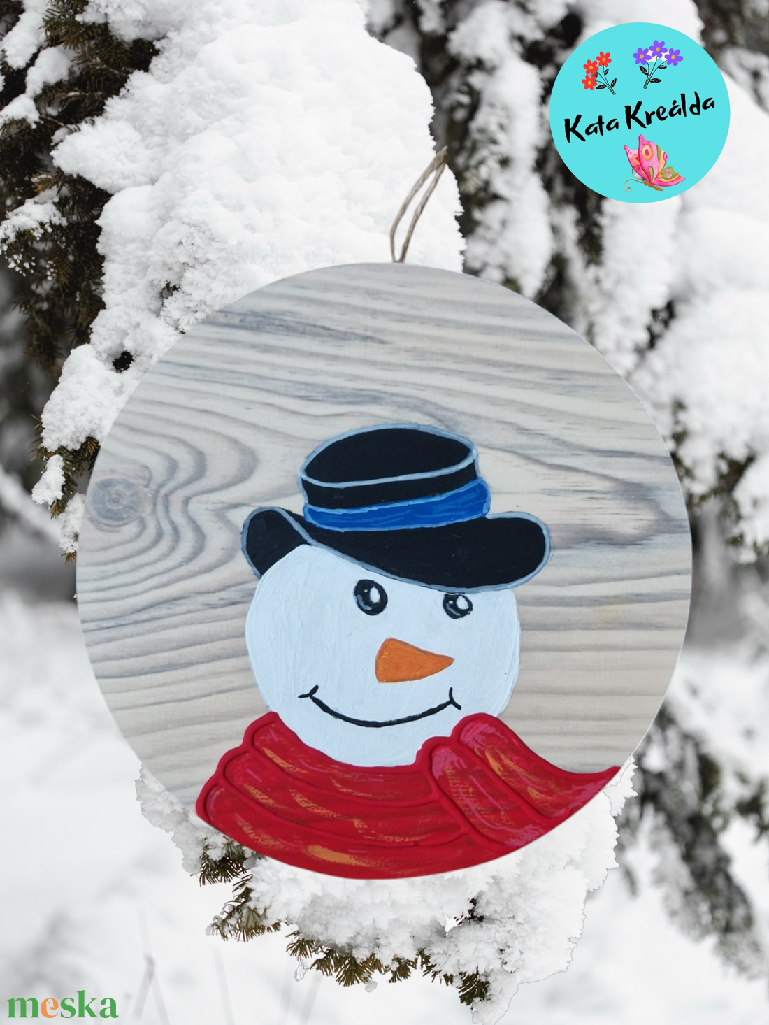 Hóember 1 - otthon & életmód - babaszoba, gyerekszoba - babaszoba dekoráció - Meska.hu