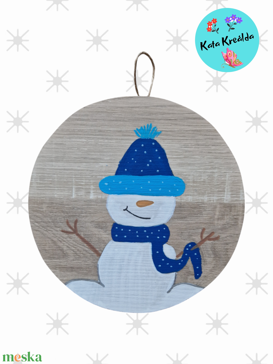 Hóember 2 - otthon & életmód - babaszoba, gyerekszoba - babaszoba dekoráció - Meska.hu