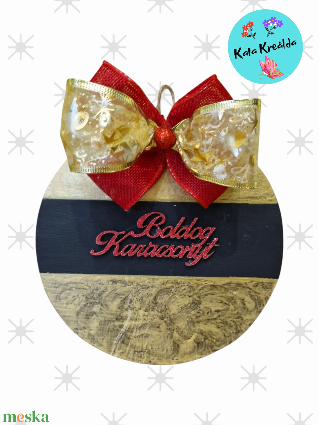 Karácsonyi ajtódísz 2. - otthon & életmód - dekoráció - ajtó- és ablak dekoráció - ajtódísz & kopogtató - Meska.hu