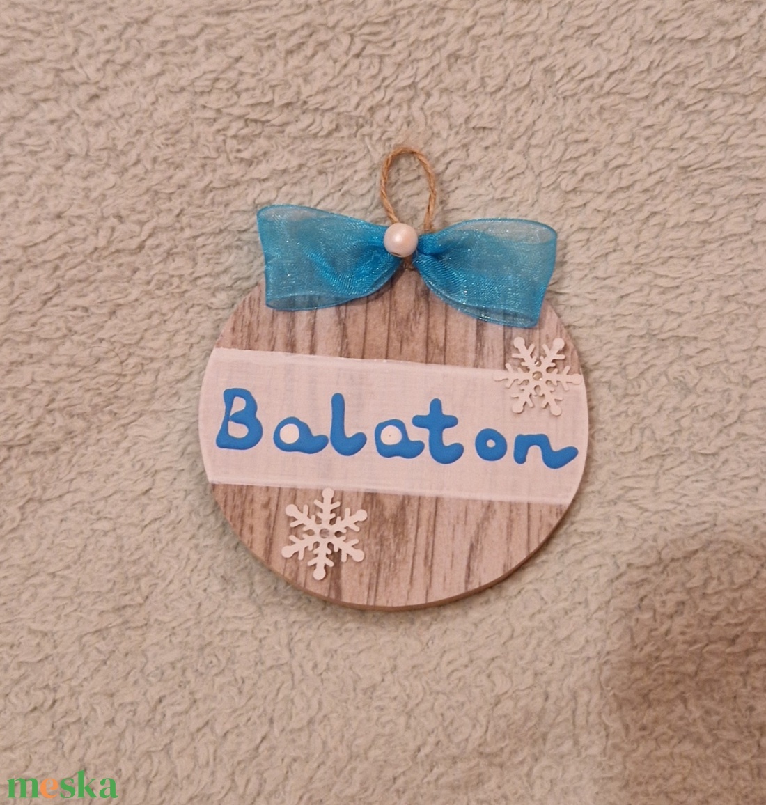 Balatoni táblácska - otthon & életmód - dekoráció - asztal és polc dekoráció - asztaldísz - Meska.hu