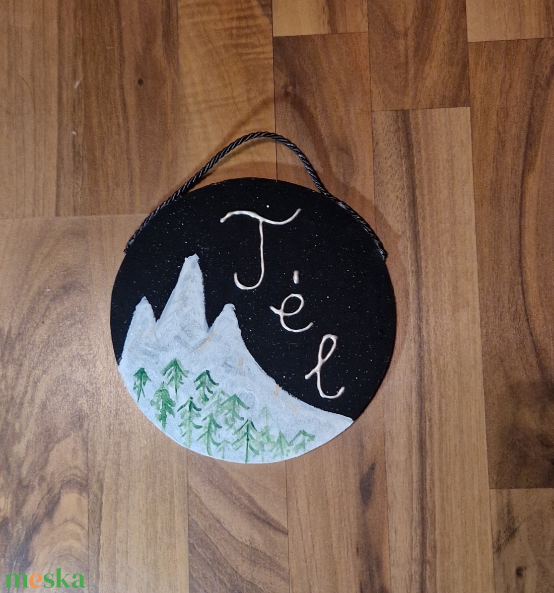 Téli táj  - otthon & életmód - dekoráció - ajtó- és ablak dekoráció - ajtódísz & kopogtató - Meska.hu