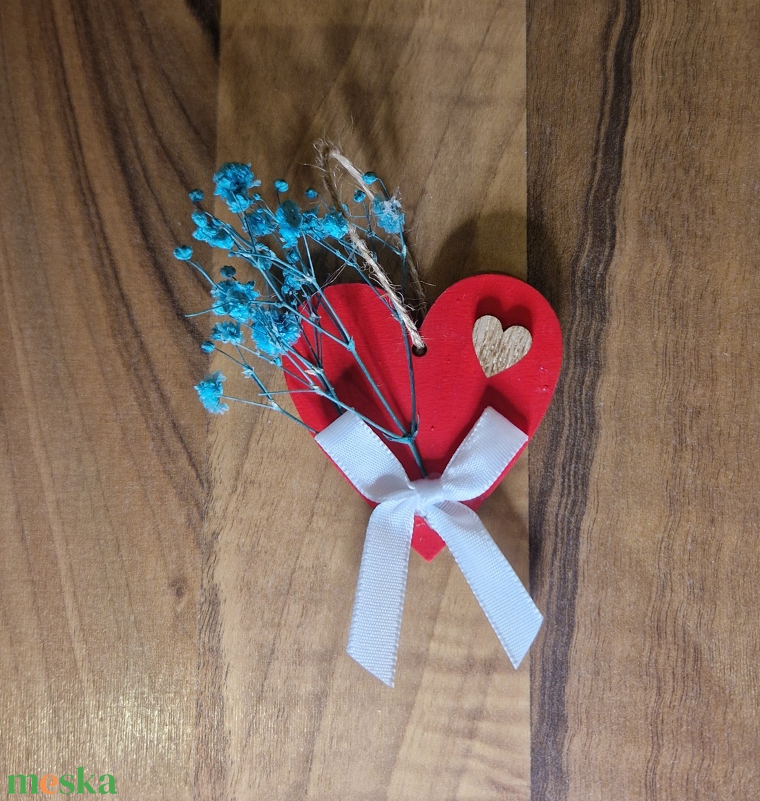 Festett mini szív/esküvői köszönőajándék - esküvő - emlék & ajándék - köszönőajándék - Meska.hu