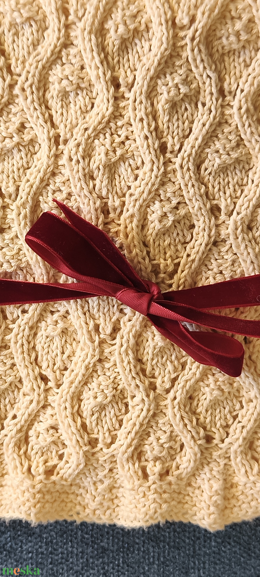 Egyedi kézzel kötött unisex baba takaró - baba - mama - baba ágynemű - babatakaró, gyerek pléd - Meska.hu