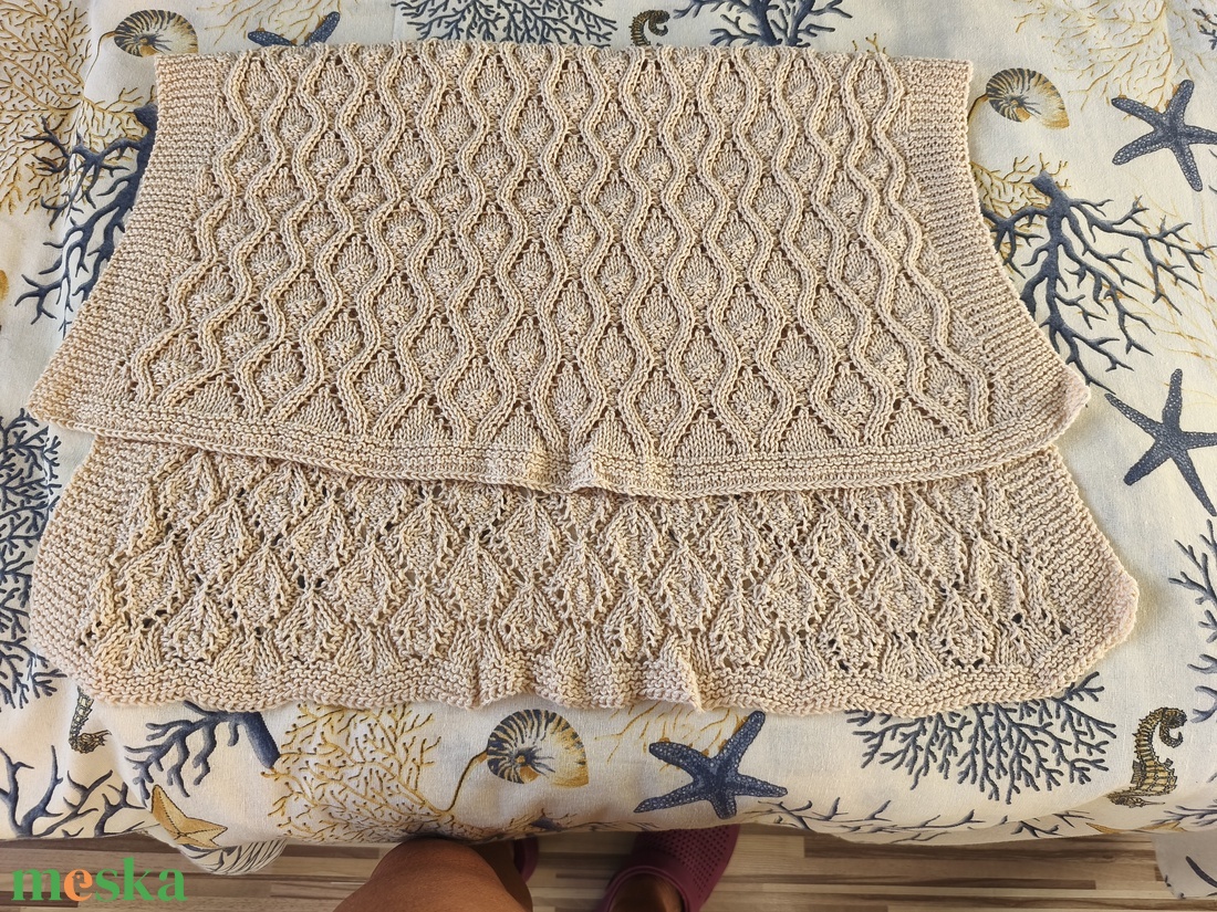 Egyedi kézzel kötött unisex baba takaró - baba - mama - baba ágynemű - babatakaró, gyerek pléd - Meska.hu