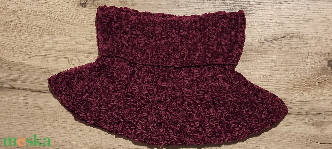 Női nyak melegítő puha zsenilia fonalból  - ruha & divat - sál, sapka, kendő - fejpánt - Meska.hu