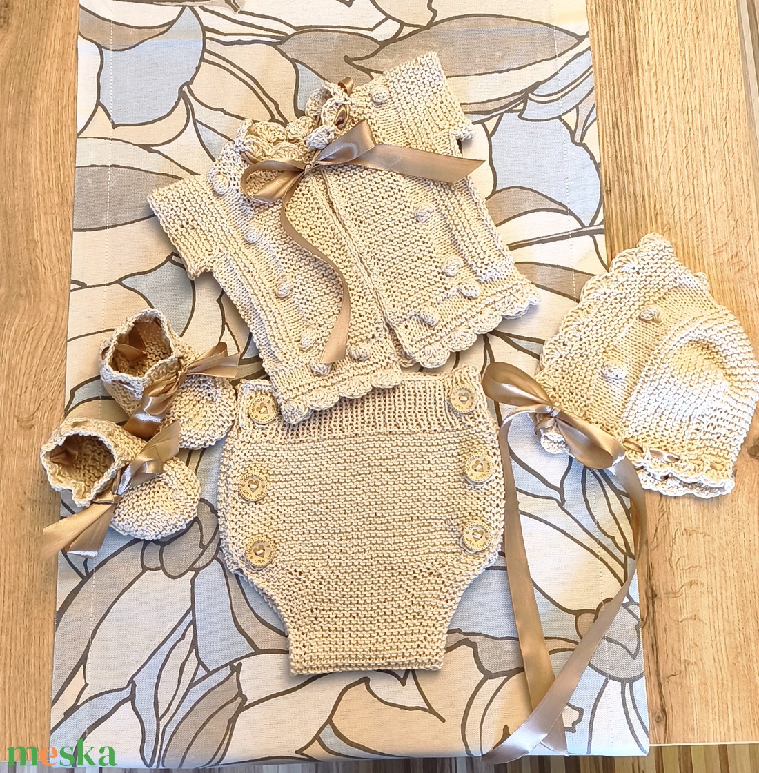 Unisex bébi szett  - baba - mama - babaruházat - babaruha szett - Meska.hu