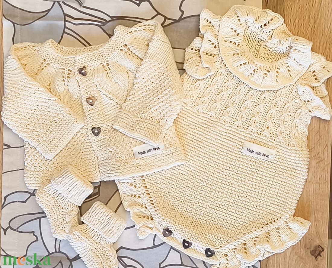 Unisex bébi szett  - baba - mama - babaruházat - babaruha szett - Meska.hu