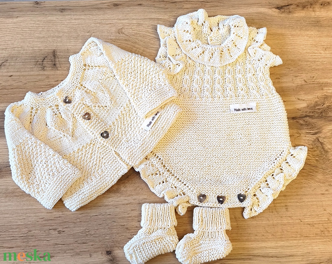 Unisex bébi szett  - baba - mama - babaruházat - babaruha szett - Meska.hu