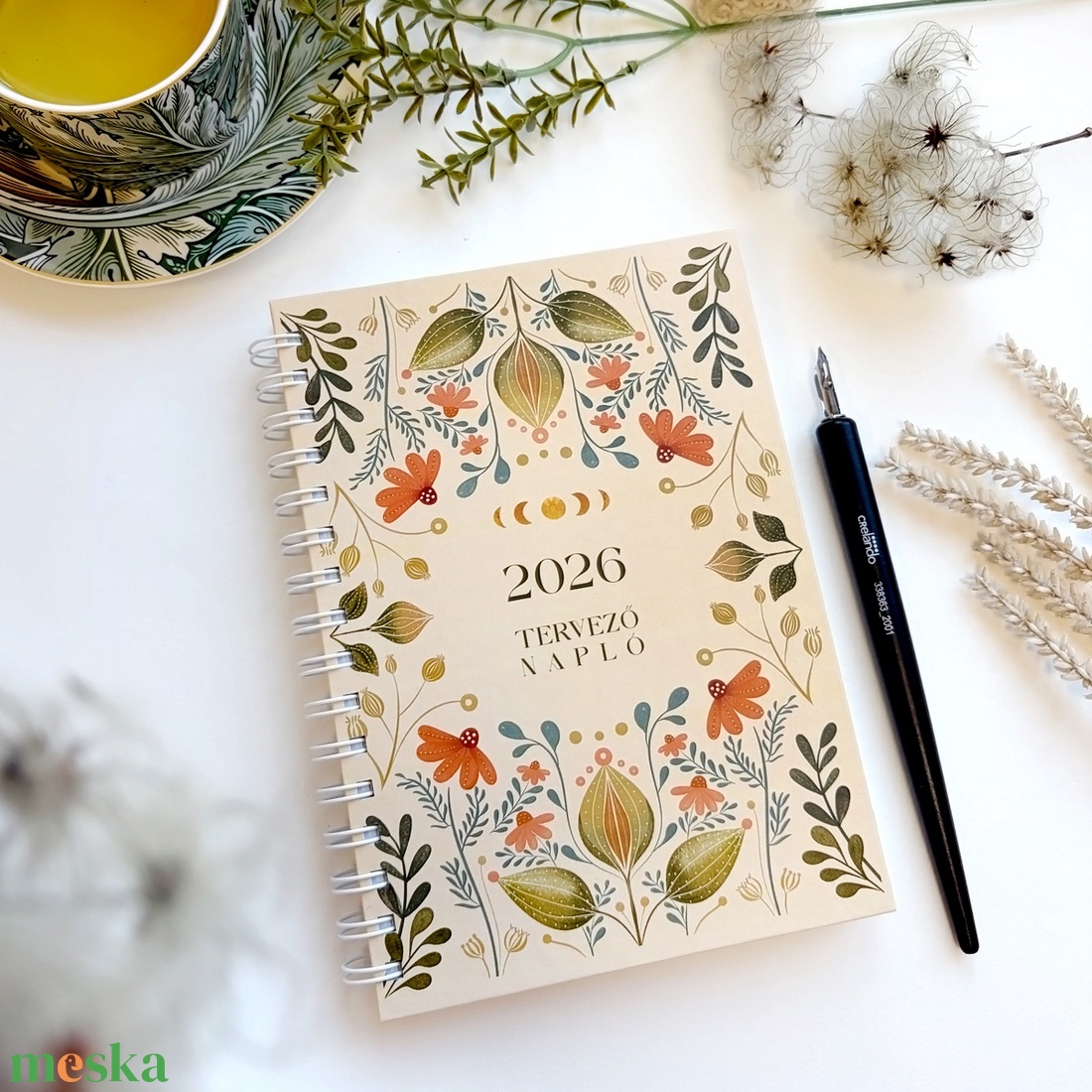 2026 Határidőnapló nőknek - otthon & életmód - papír, írószer - naptár & tervező - Meska.hu