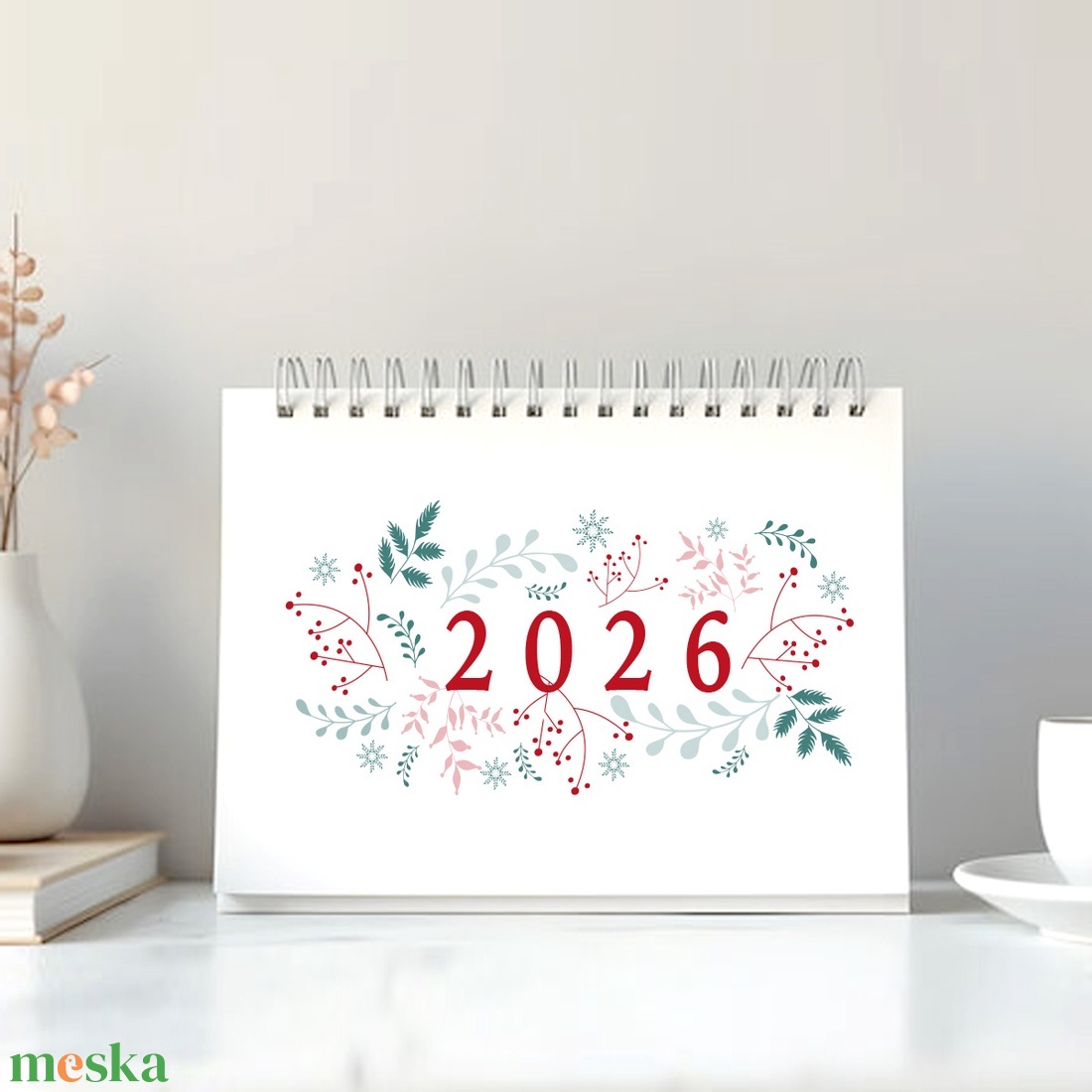 2026-os személyre szabható 13 oldalas, színes,  fényképes asztali naptár.  - otthon & életmód - dekoráció - fali és függő dekoráció - falinaptár & öröknaptár - Meska.hu