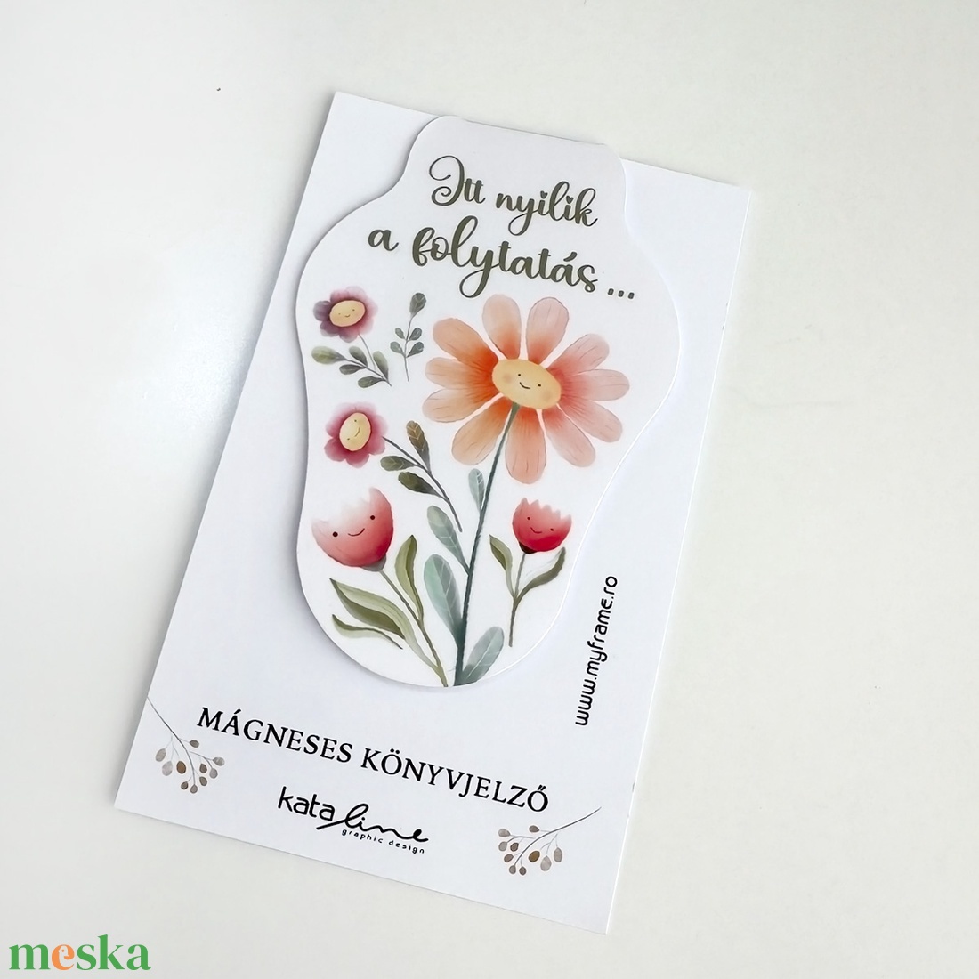 Itt nyílik-Mágneses könyvjelző - könyv & zene - könyvjelző - Meska.hu