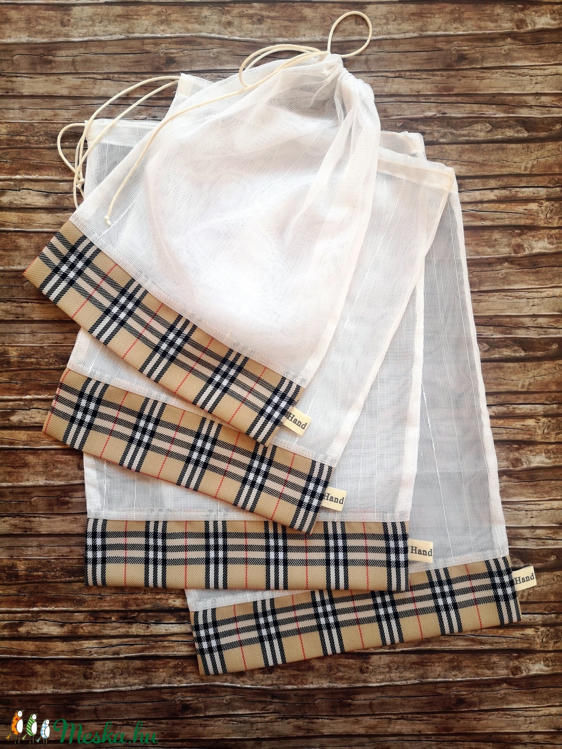 Burberry kockás öko tasak szett 4 darabos XL - - Meska.hu Burberry kockás öko tasak szett 4 darabos XL - - Meska.hu