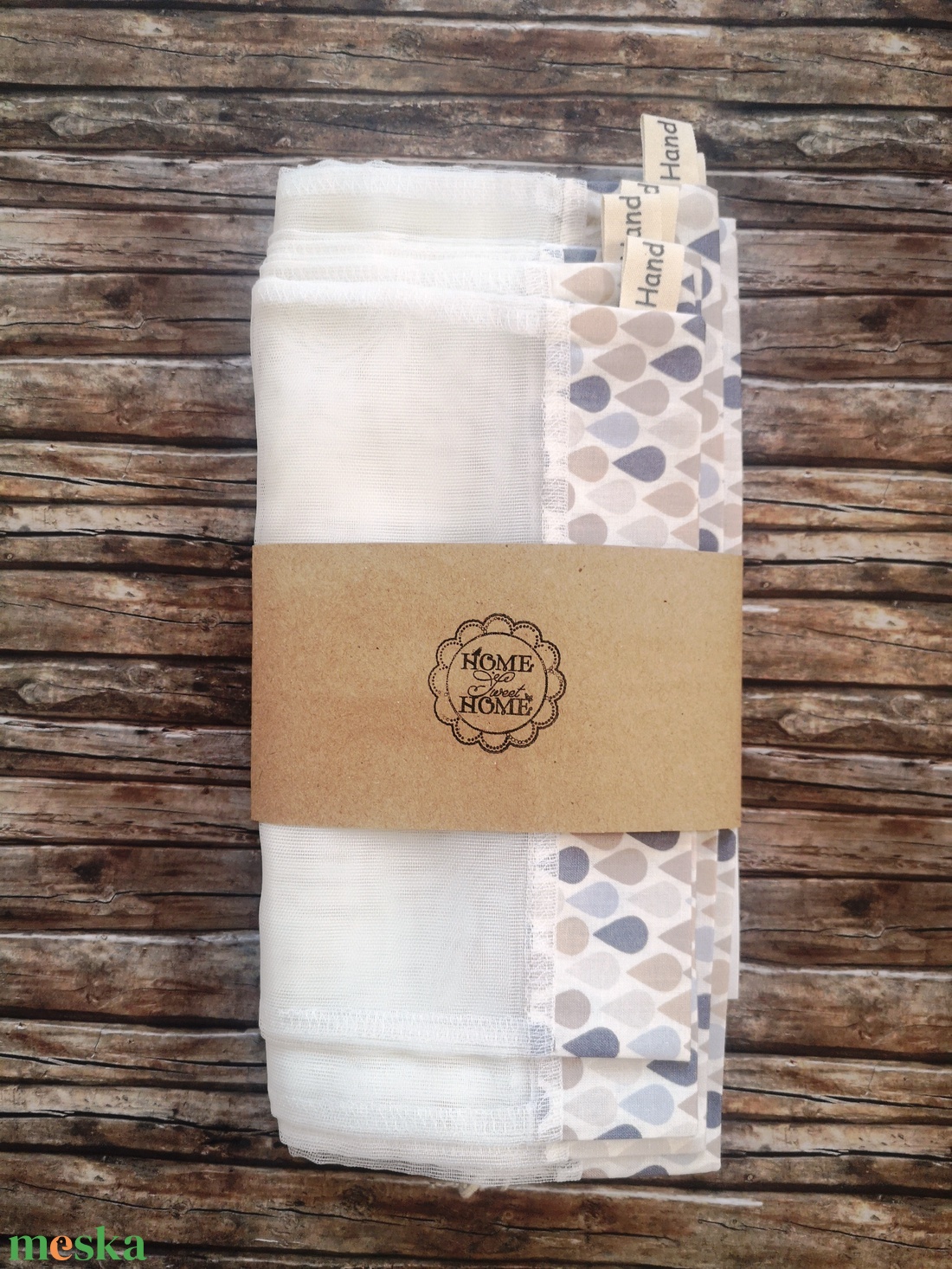 Cseppmintás tüll öko tasak szett 5 darabos Zero Waste - táska & tok - bevásárlás & shopper táska - zöldség/gyümölcs zsák - Meska.hu Cseppmintás tüll öko tasak szett 5 darabos Zero Waste - táska & tok - bevásárlás & shopper táska - zöldség/gyümölcs zsák - Meska.hu