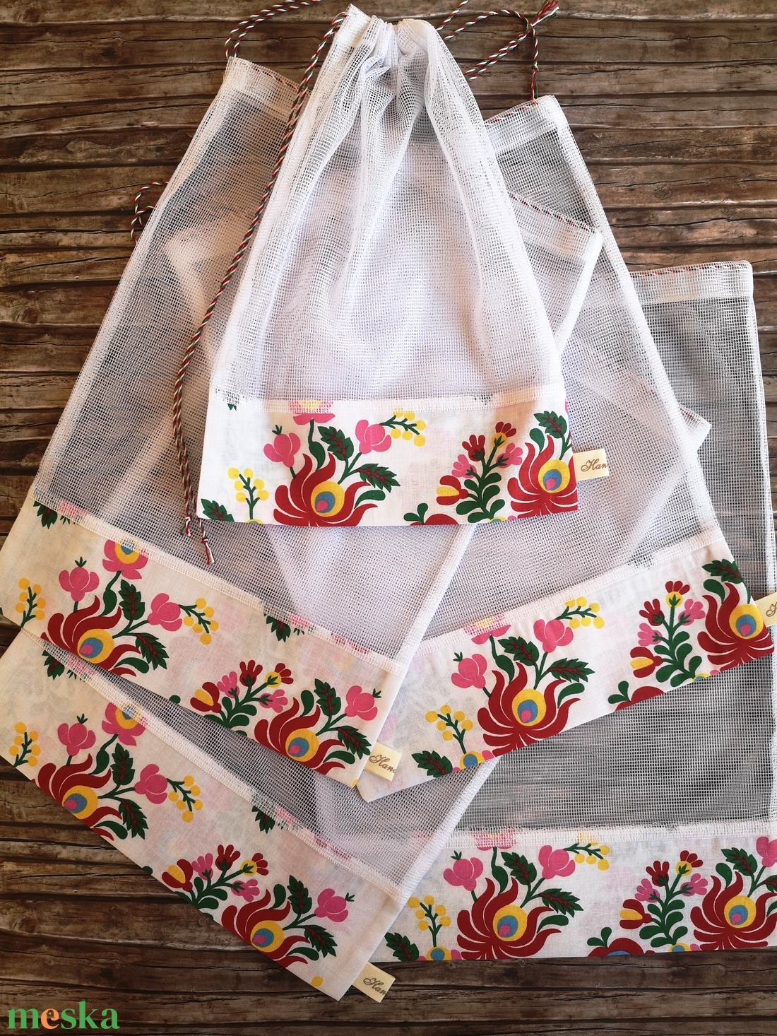 Matyó mintás öko tasak szett 5 darabos Zero Waste - táska & tok - bevásárlás & shopper táska - zöldség/gyümölcs zsák - Meska.hu Matyó mintás öko tasak szett 5 darabos Zero Waste - táska & tok - bevásárlás & shopper táska - zöldség/gyümölcs zsák - Meska.hu