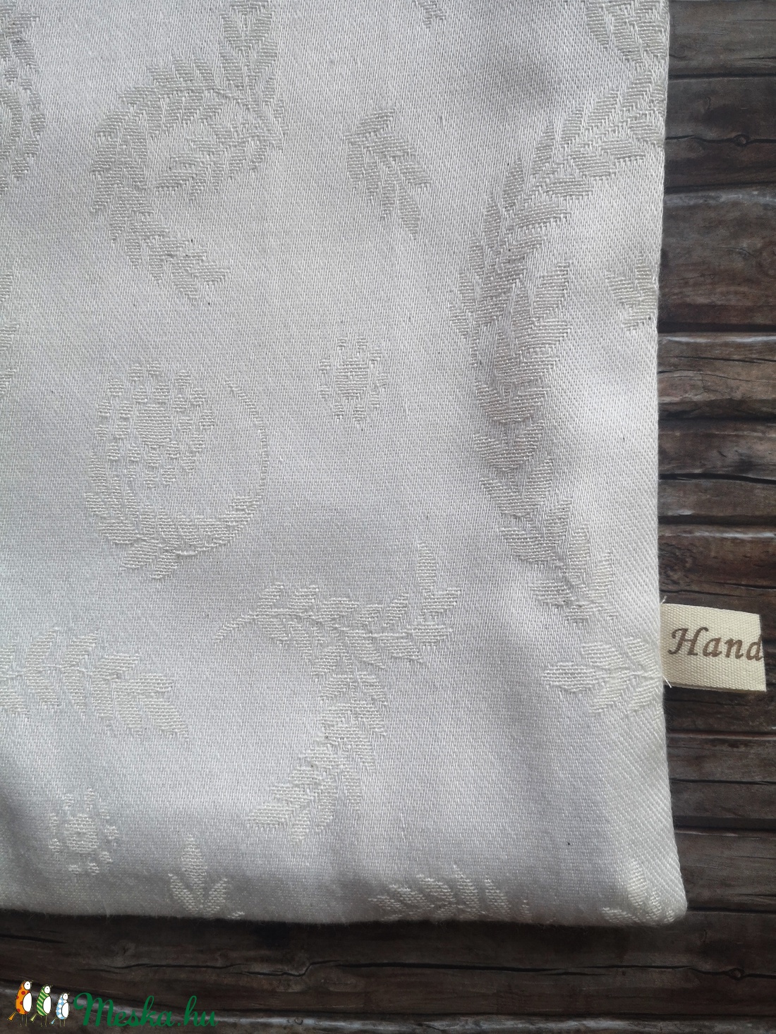 Natúr, jacquard kenyereszsák - - Meska.hu Natúr, jacquard kenyereszsák - - Meska.hu