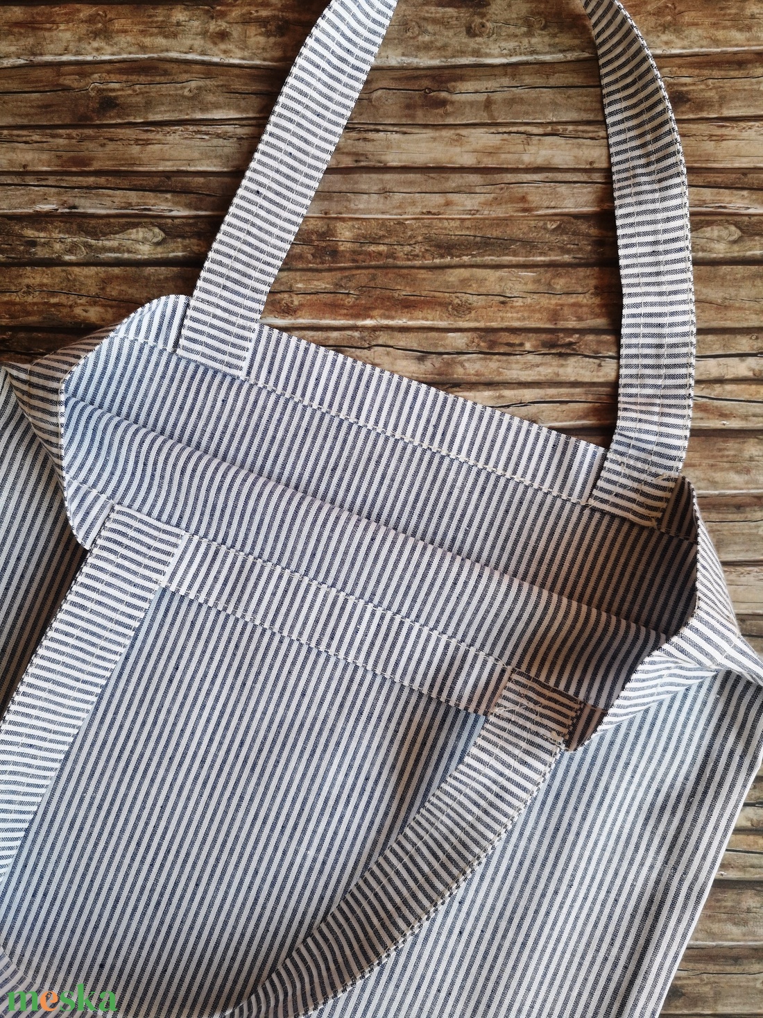 Kék -fehér csíkos klasszikus vászon bevásárló táska - szatyor Zero Waste - táska & tok - bevásárlás & shopper táska - shopper, textiltáska, szatyor - Meska.hu Kék -fehér csíkos klasszikus vászon bevásárló táska - szatyor Zero Waste - táska & tok - bevásárlás & shopper táska - shopper, textiltáska, szatyor - Meska.hu