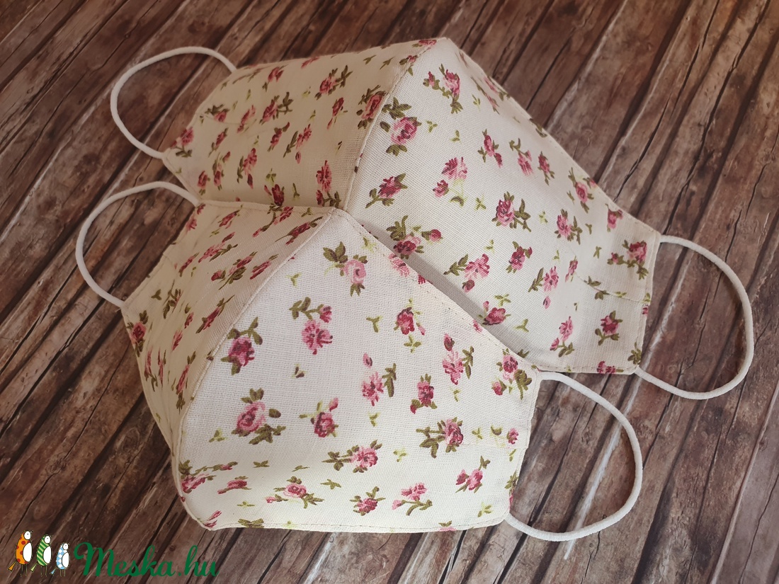 Anya -lánya, testvér virágos kétrétegű arcmaszk, maszk szett - női - női - Meska.hu
