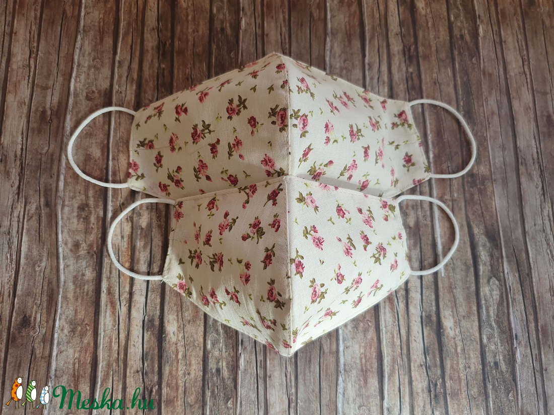 Anya -lánya, testvér virágos kétrétegű arcmaszk, maszk szett - női - női - Meska.hu