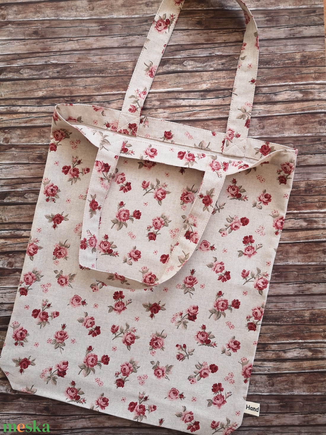 Rózsás romantikus natúr vászon bevásárló táska - szatyor Zero Waste - táska & tok - bevásárlás & shopper táska - shopper, textiltáska, szatyor - Meska.hu Rózsás romantikus natúr vászon bevásárló táska - szatyor Zero Waste - táska & tok - bevásárlás & shopper táska - shopper, textiltáska, szatyor - Meska.hu
