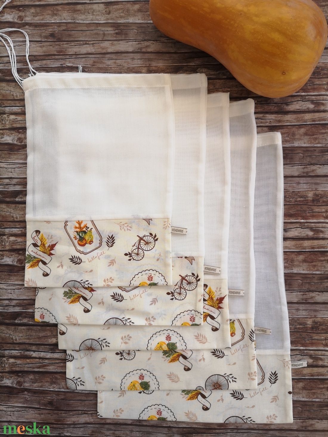 Vintage öko tasak szett 5 darabos Zero Waste - táska & tok - bevásárlás & shopper táska - zöldség/gyümölcs zsák - Meska.hu Vintage öko tasak szett 5 darabos Zero Waste - táska & tok - bevásárlás & shopper táska - zöldség/gyümölcs zsák - Meska.hu