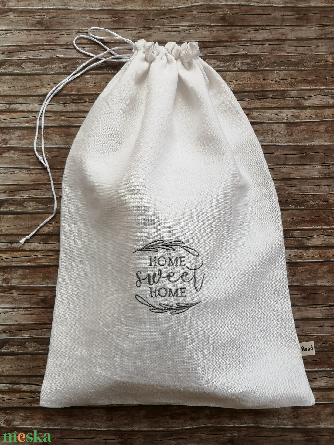 Home sweet home hímzett lenvászon kenyeres zsák Zero Waste - táska & tok - bevásárlás & shopper táska - kenyeres zsák - Meska.hu Home sweet home hímzett lenvászon kenyeres zsák Zero Waste - táska & tok - bevásárlás & shopper táska - kenyeres zsák - Meska.hu