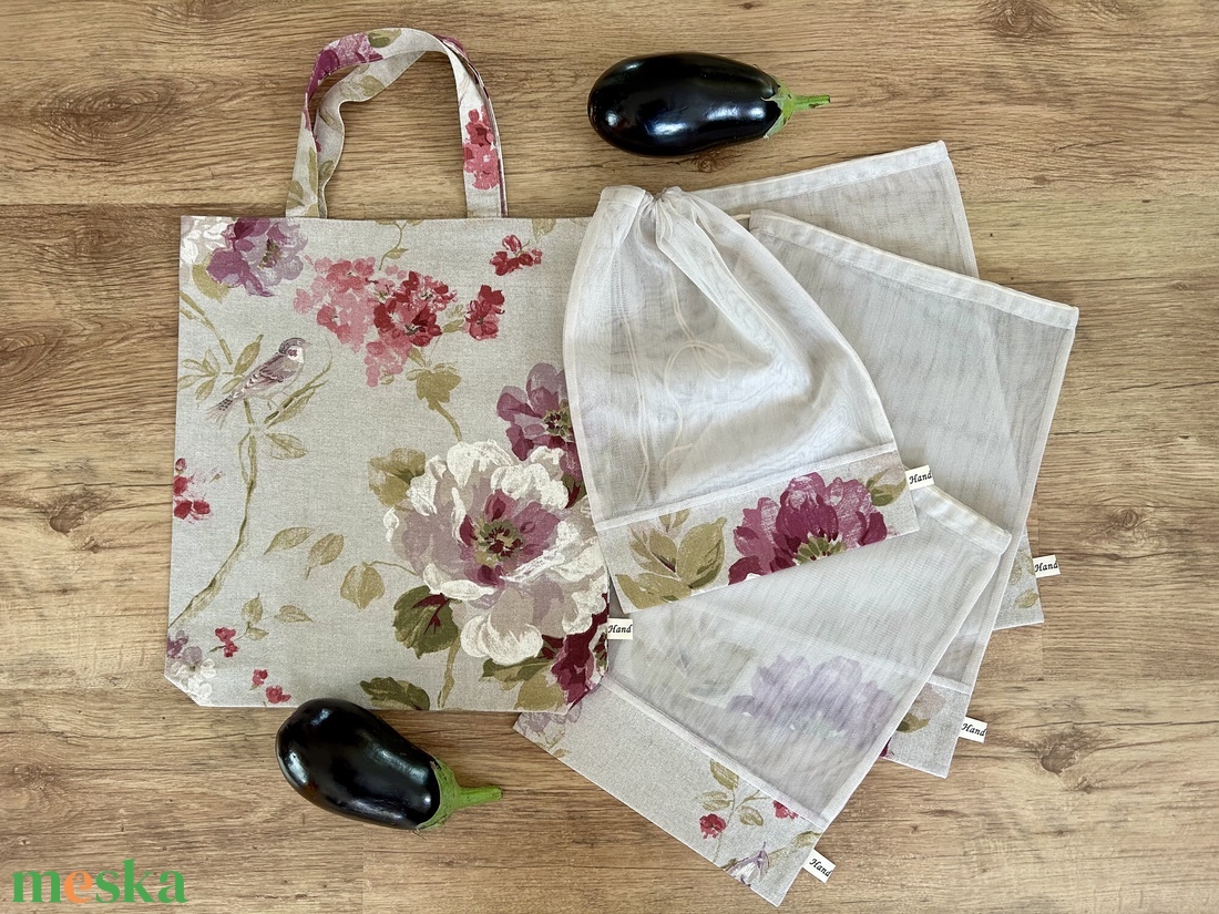 Madaras, virágos bevásárló szett, táska, öko tasak, Zerowaste - táska & tok - bevásárlás & shopper táska - shopper, textiltáska, szatyor - Meska.hu Madaras, virágos bevásárló szett, táska, öko tasak, Zerowaste - táska & tok - bevásárlás & shopper táska - shopper, textiltáska, szatyor - Meska.hu