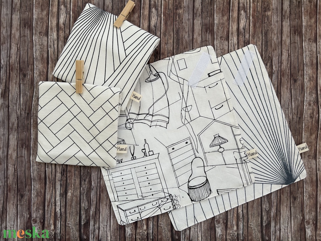 Erica Wakerly tervezői újraszalvéta + snackbag Zero Waste szett - táska & tok - uzsonna- & ebéd tartó - szendvics csomagoló - Meska.hu Erica Wakerly tervezői újraszalvéta + snackbag Zero Waste szett - táska & tok - uzsonna- & ebéd tartó - szendvics csomagoló - Meska.hu