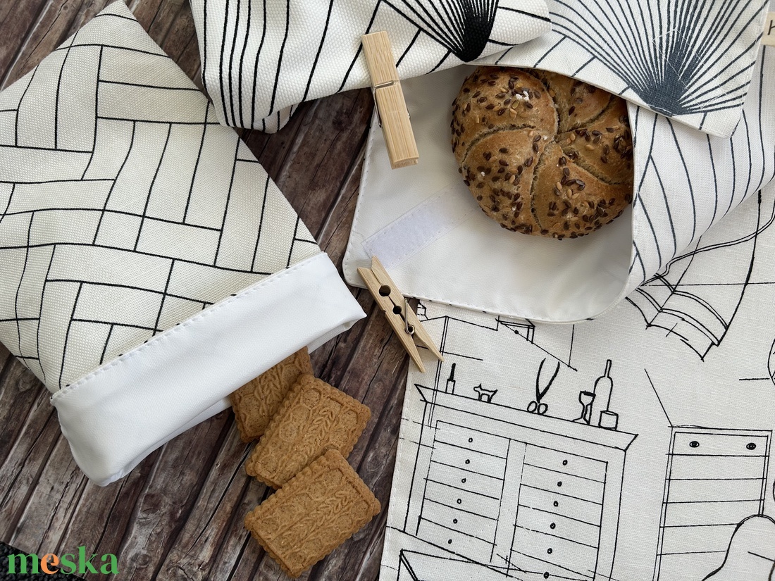 Erica Wakerly tervezői újraszalvéta + snackbag Zero Waste szett - táska & tok - uzsonna- & ebéd tartó - szendvics csomagoló - Meska.hu Erica Wakerly tervezői újraszalvéta + snackbag Zero Waste szett - táska & tok - uzsonna- & ebéd tartó - szendvics csomagoló - Meska.hu
