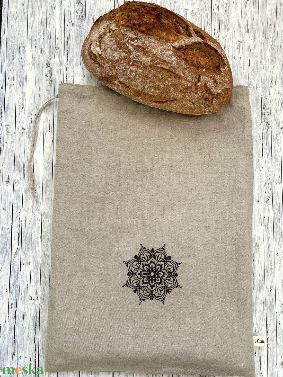Mandala mintás hímzett lenvászon kenyeres zsák Zero Waste - táska & tok - bevásárlás & shopper táska - kenyeres zsák - Meska.hu Mandala mintás hímzett lenvászon kenyeres zsák Zero Waste - táska & tok - bevásárlás & shopper táska - kenyeres zsák - Meska.hu