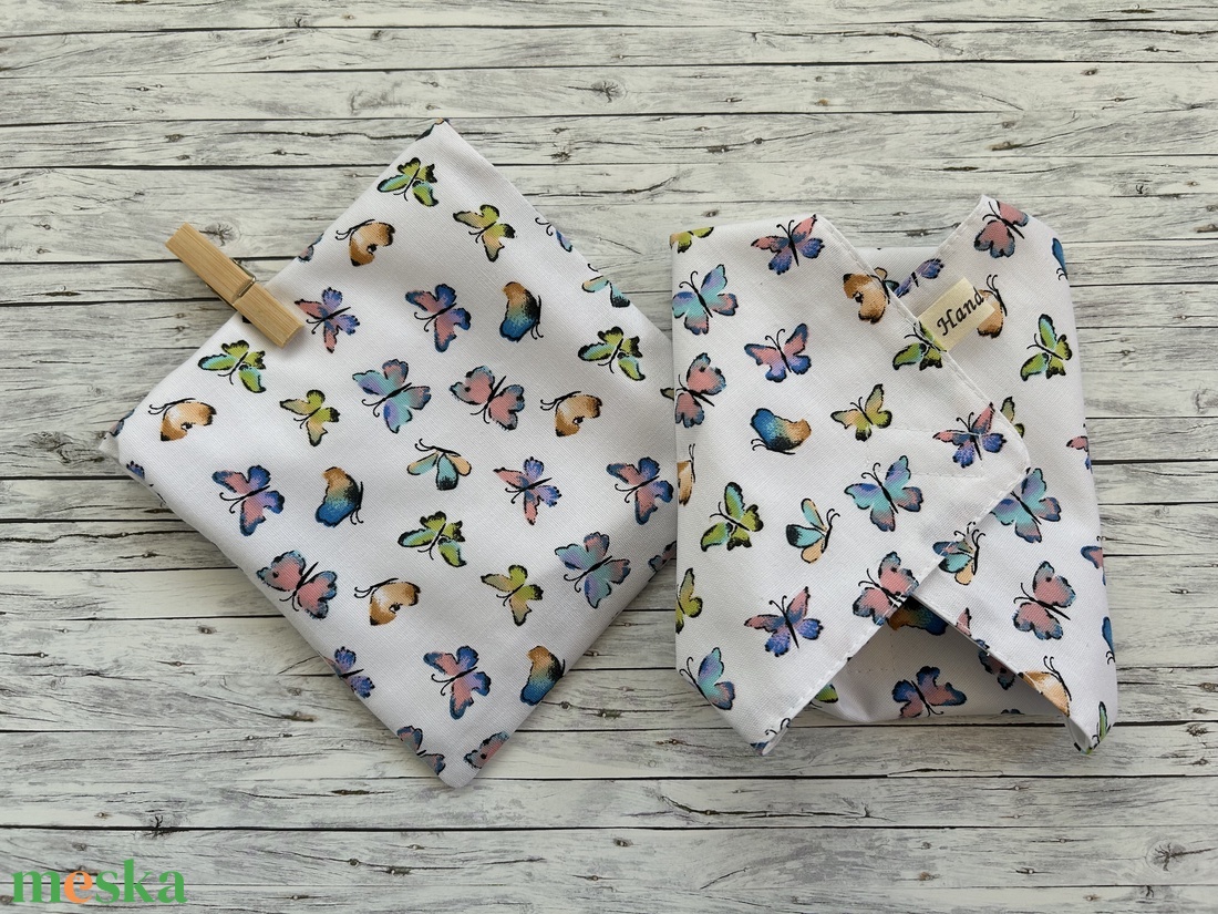 Pillangós újraszalvéta + snackbag - Zero Waste szett - táska & tok - uzsonna- & ebéd tartó - szendvics csomagoló - Meska.hu Pillangós újraszalvéta + snackbag - Zero Waste szett - táska & tok - uzsonna- & ebéd tartó - szendvics csomagoló - Meska.hu