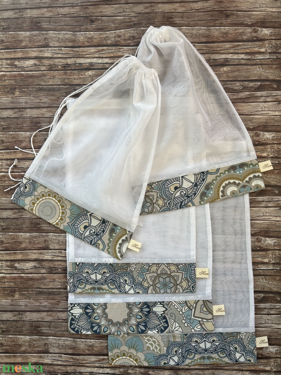 Mandala mintás Öko tasak szett 5 db Zero Waste - táska & tok - bevásárlás & shopper táska - zöldség/gyümölcs zsák - Meska.hu Mandala mintás Öko tasak szett 5 db Zero Waste - táska & tok - bevásárlás & shopper táska - zöldség/gyümölcs zsák - Meska.hu