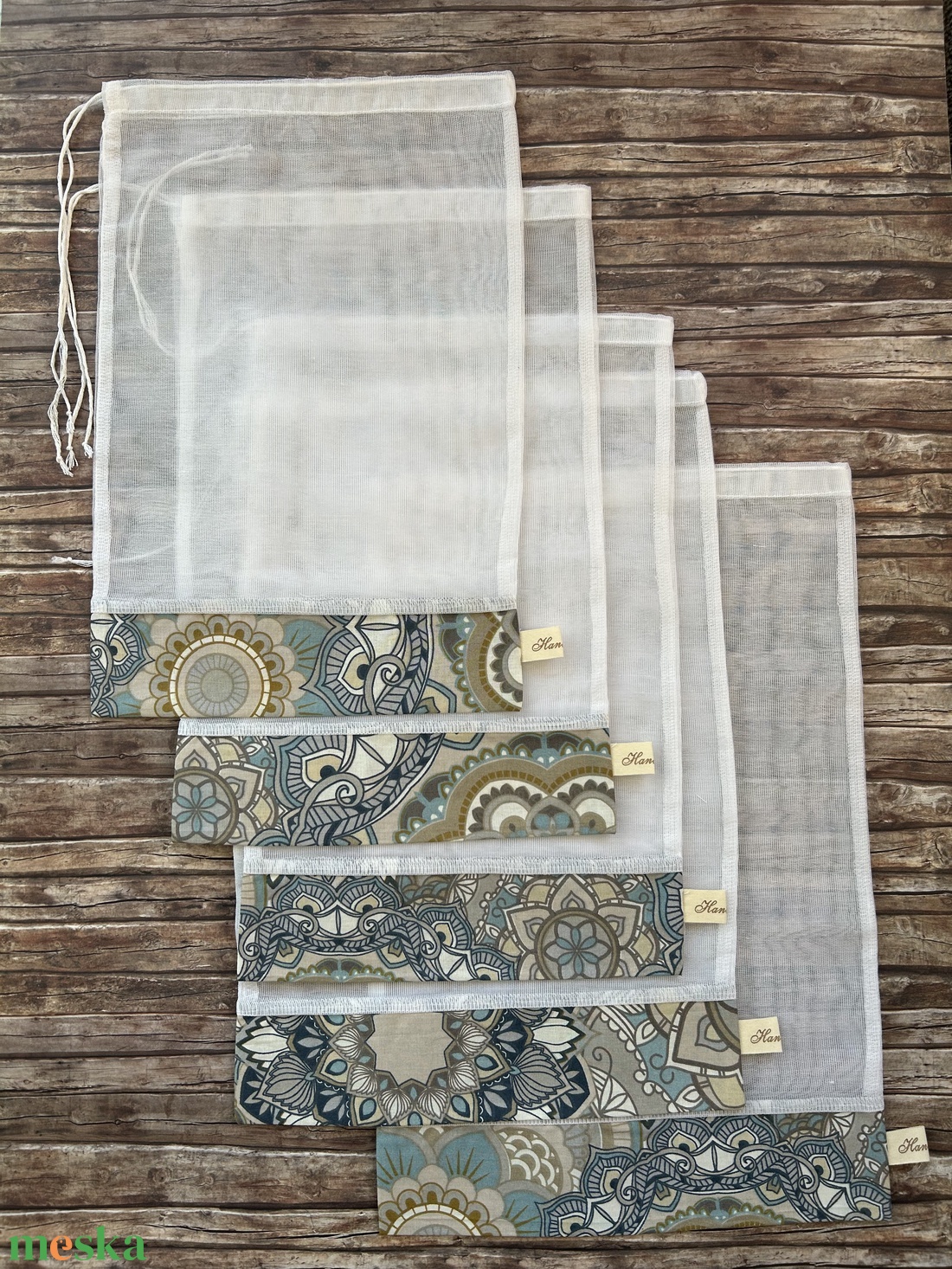 Mandala mintás Öko tasak szett 5 db Zero Waste - táska & tok - bevásárlás & shopper táska - zöldség/gyümölcs zsák - Meska.hu Mandala mintás Öko tasak szett 5 db Zero Waste - táska & tok - bevásárlás & shopper táska - zöldség/gyümölcs zsák - Meska.hu