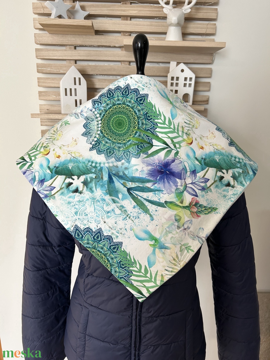Mandala mintás sálkendő zöld, türkiz árnyalatok - ruha & divat - sál, sapka, kendő - sál - Meska.hu Mandala mintás sálkendő zöld, türkiz árnyalatok - ruha & divat - sál, sapka, kendő - sál - Meska.hu