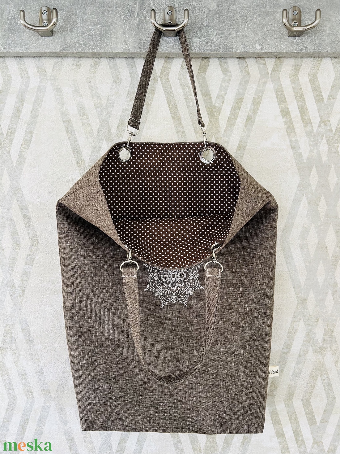 Mandala - hímzett bevásárló táska - szatyor - táska & tok - bevásárlás & shopper táska - shopper, textiltáska, szatyor - Meska.hu Mandala - hímzett bevásárló táska - szatyor - táska & tok - bevásárlás & shopper táska - shopper, textiltáska, szatyor - Meska.hu