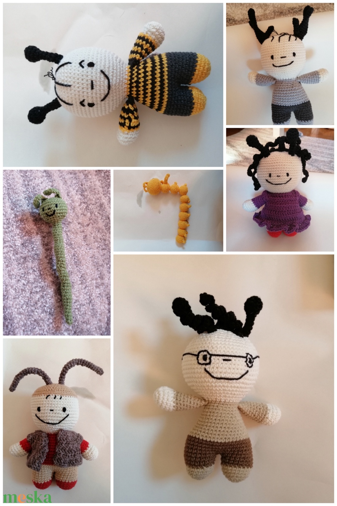 Bogyó és babóca sorozat kollekció - játék & sport - bábok - báb készlet - Meska.hu