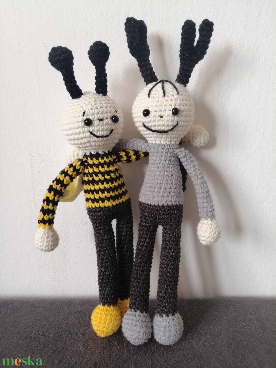 Bogyó és Babóca; Baltazár a méhecske és Vendel a szarvasbogár - játék & sport - plüssállat & játékfigura - más figura - Meska.hu