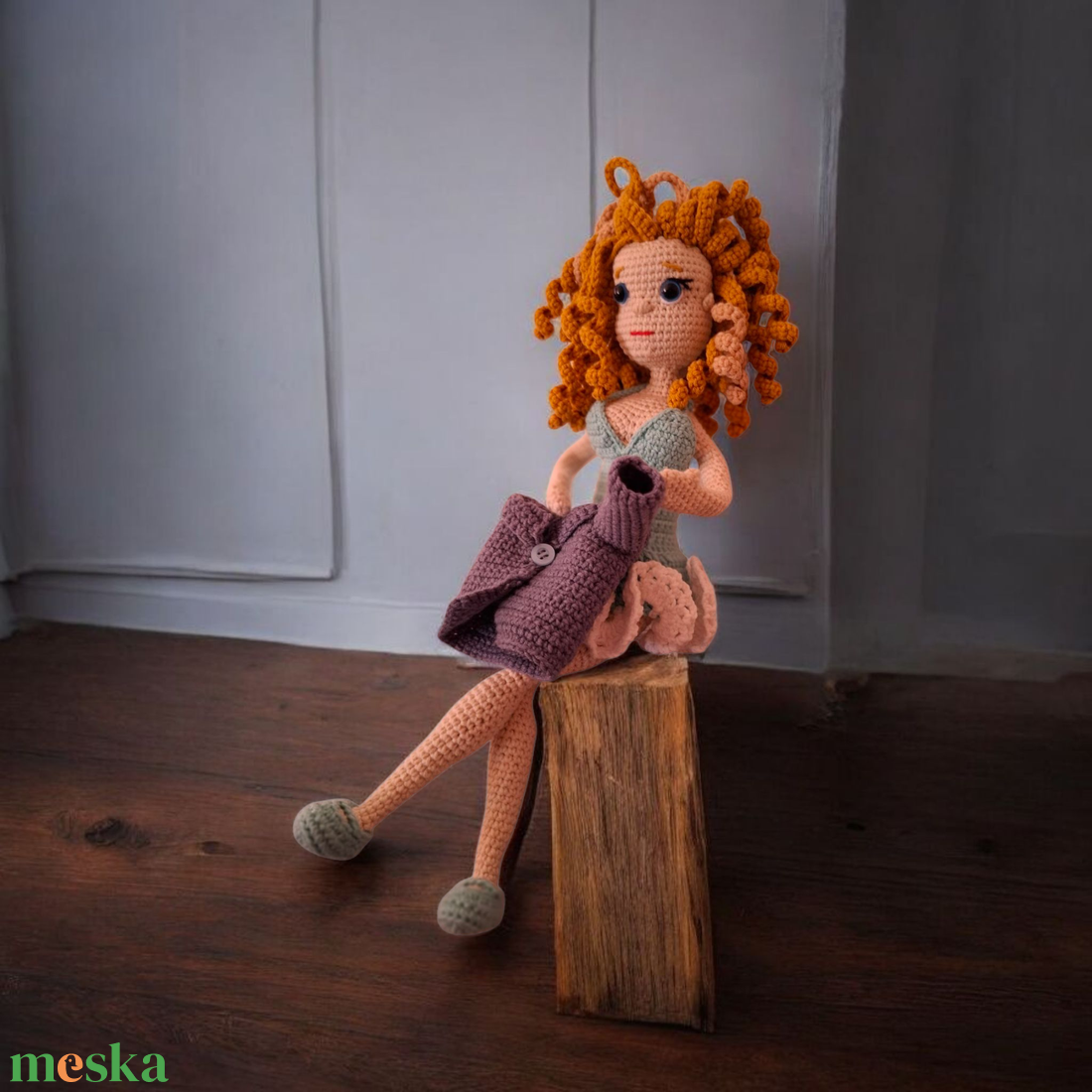 Holrgolt öltöztetős baba - játék & sport - baba & babaház - öltöztethető baba - Meska.hu