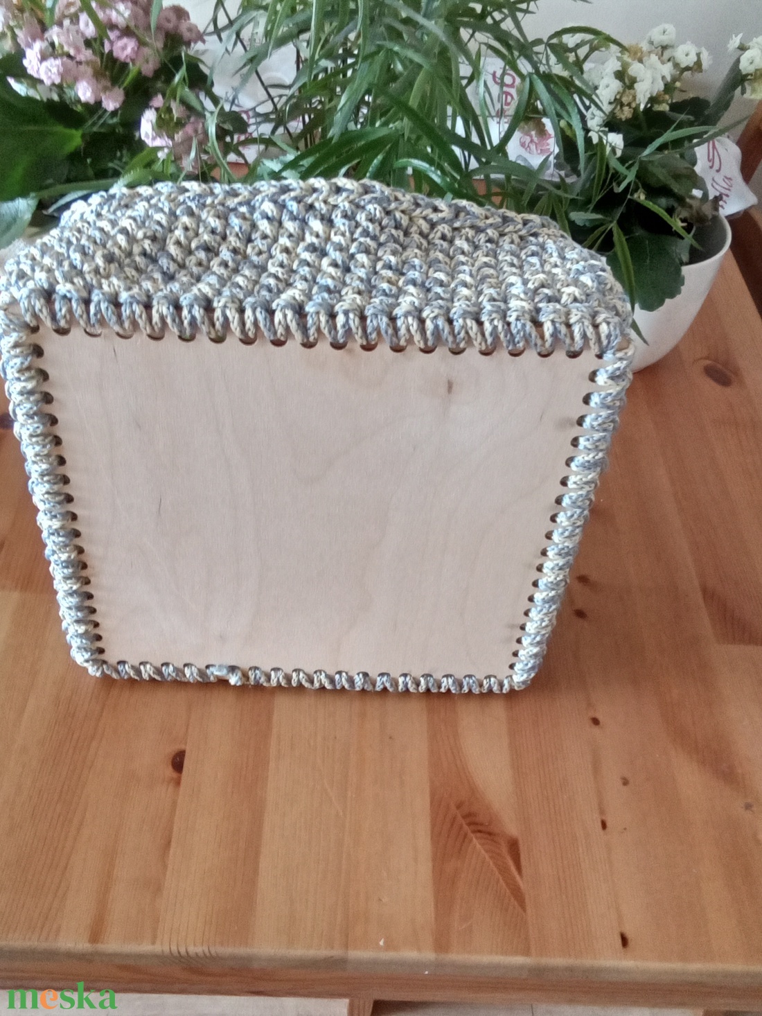 Nagy horgolt kosár 01 - táska & tok - kosár - Meska.hu