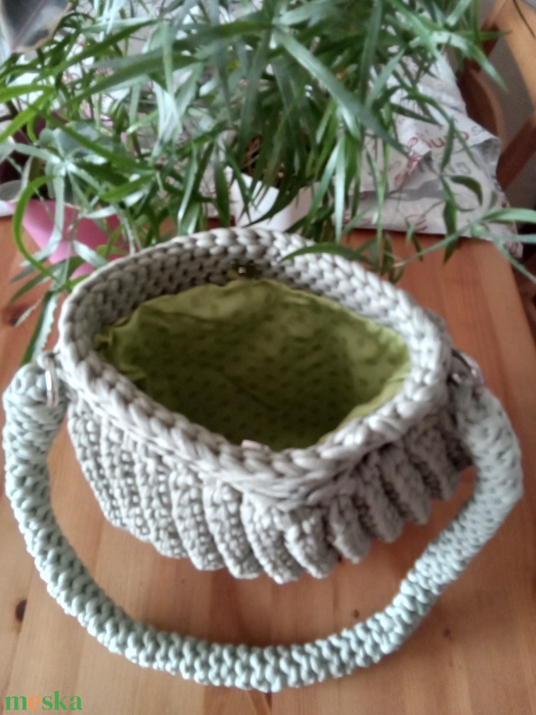 Horgolt táska - táska & tok - kézitáska & válltáska - vállon átvethető táska - Meska.hu