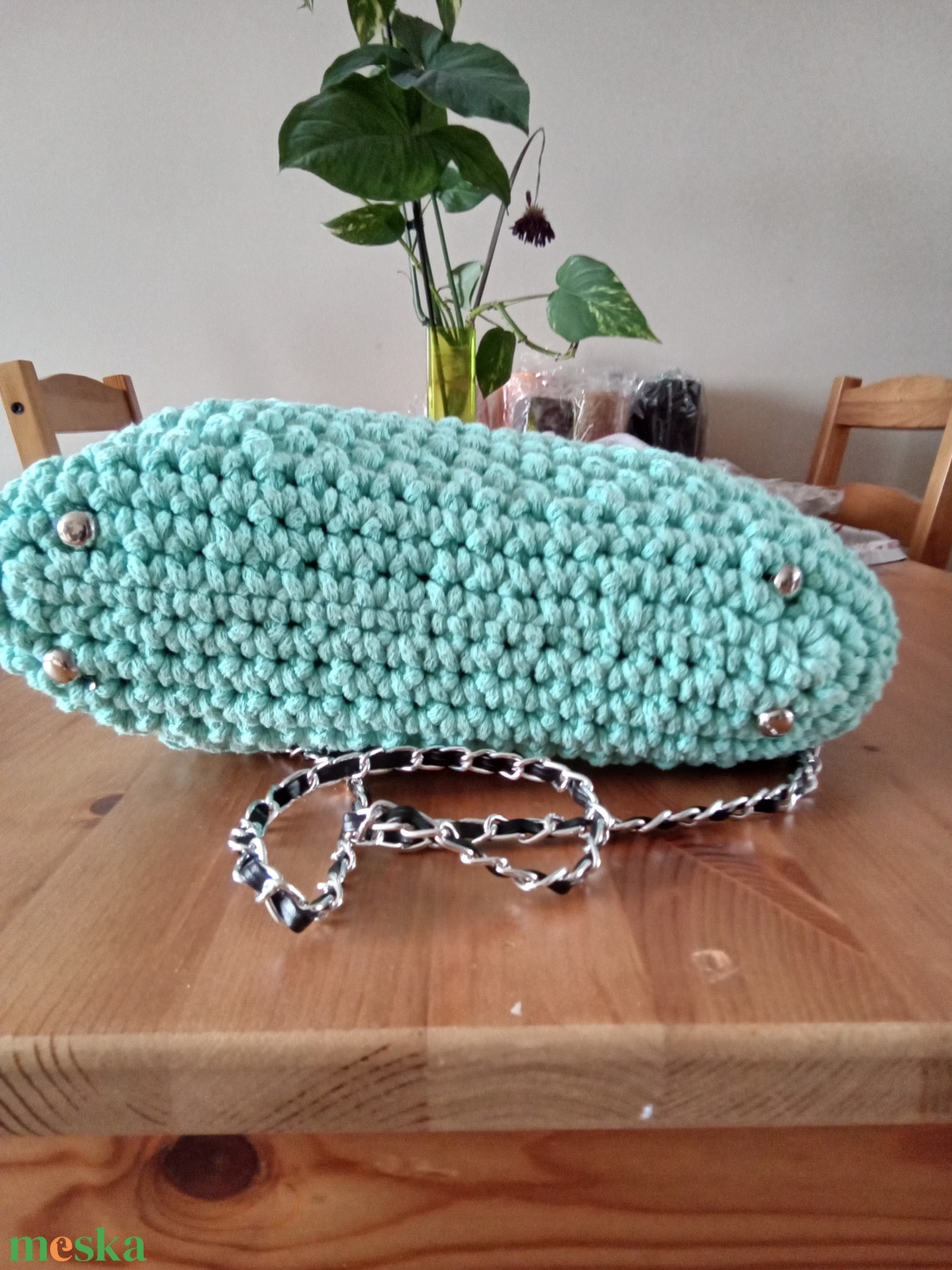 Horgolt táska - táska & tok - kézitáska & válltáska - kézitáska - Meska.hu