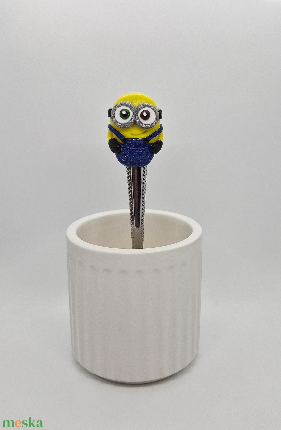 Minyon polymer clay kanál - otthon & életmód - konyhafelszerelés, tálalás - tálalás - kanál & villa - Meska.hu