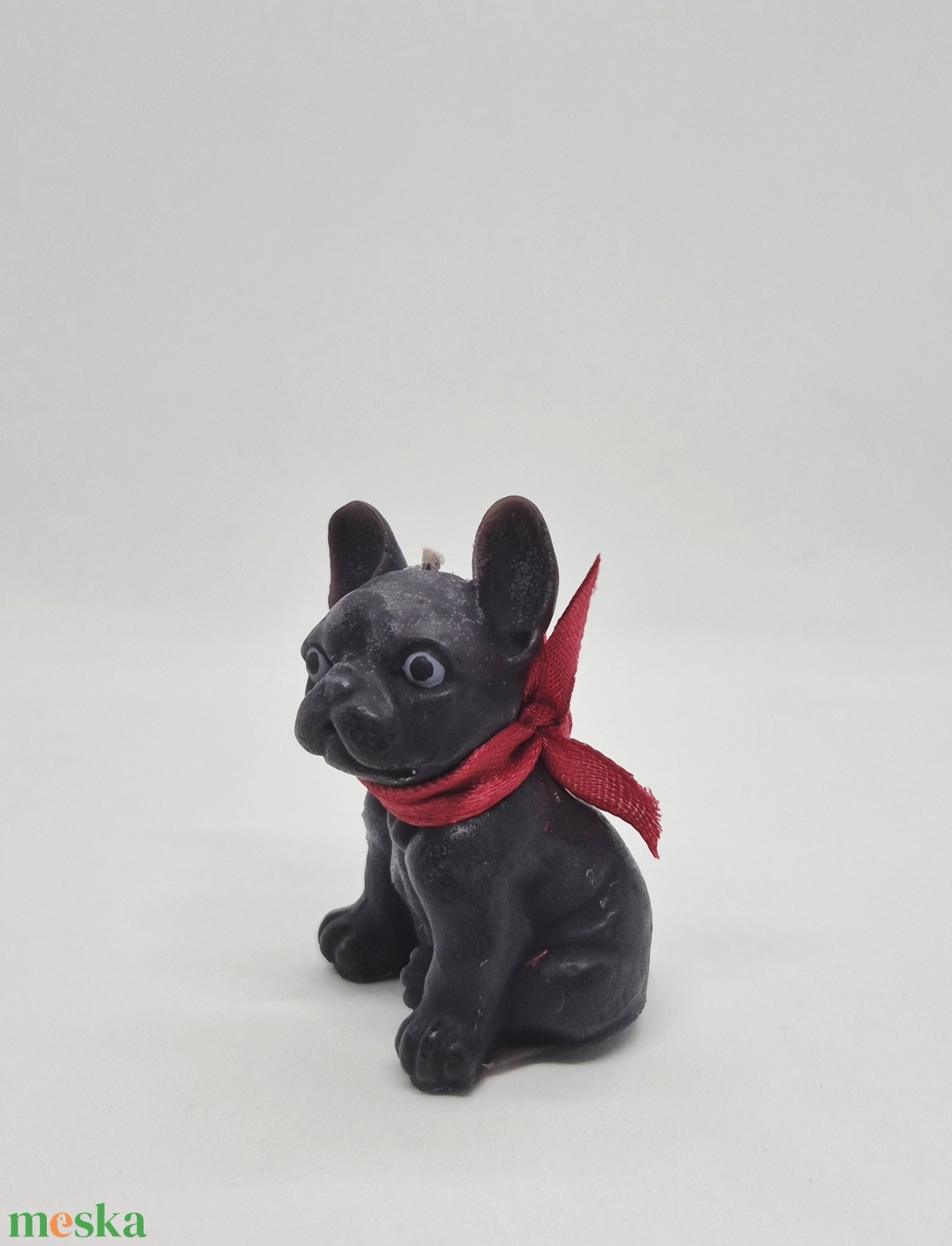 Francia bulldog gyertya - otthon & életmód - gyertya, illat, aroma - aromalámpa - Meska.hu
